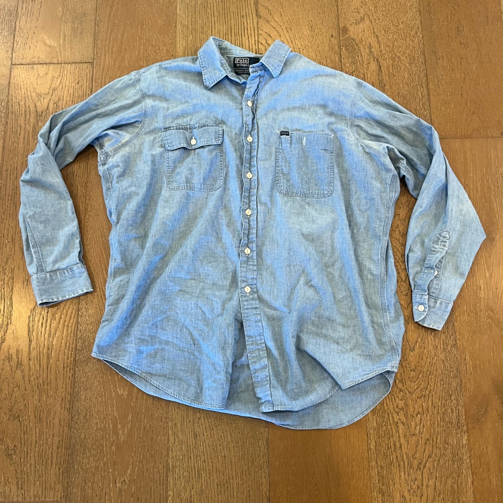 Polo by Ralph Lauren Denim Blue Shirt